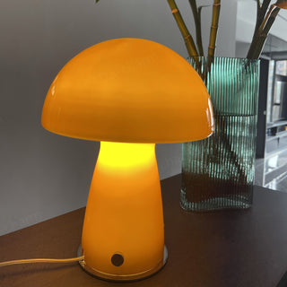 Retro Orange Mushroom Table Lamp
