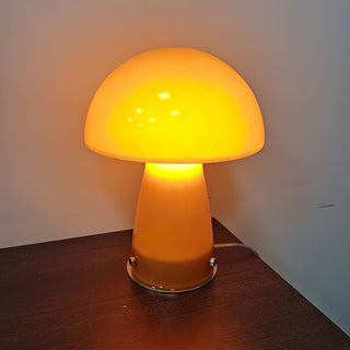 Retro Orange Mushroom Table Lamp