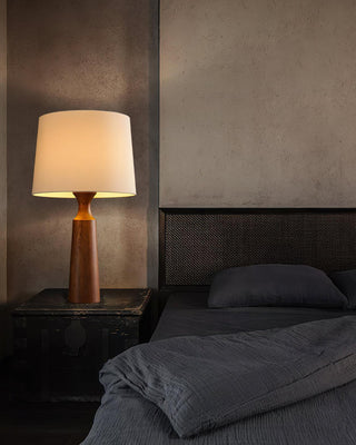 Seren Elegant Wood Table Lamp