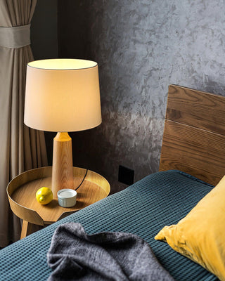 Seren Elegant Wood Table Lamp