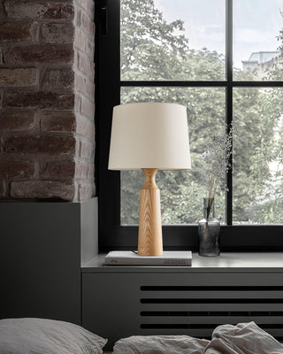 Seren Elegant Wood Table Lamp
