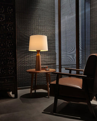 Seren Elegant Wood Table Lamp
