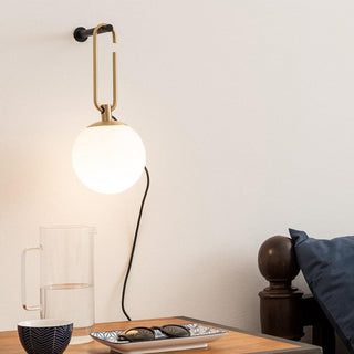 Clyde Modern Glass Ball Wall Lamp