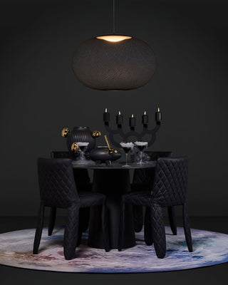 NR Textured Oval Mesh Pendant Light