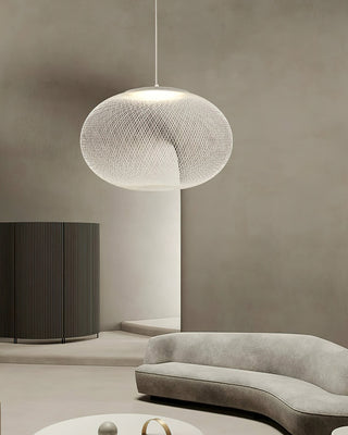 NR Textured Oval Mesh Pendant Light