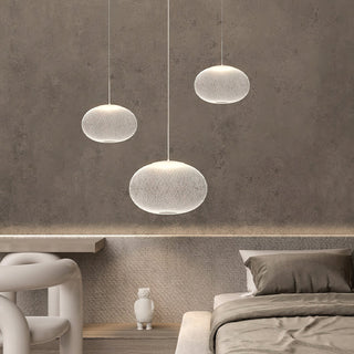 NR Textured Oval Mesh Pendant Light