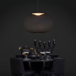 NR Textured Oval Mesh Pendant Light