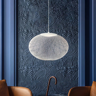 NR Textured Oval Mesh Pendant Light