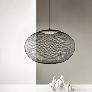 NR Textured Oval Mesh Pendant Light