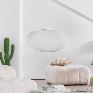 NR Textured Oval Mesh Pendant Light