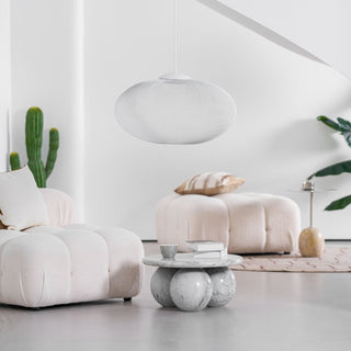 NR Textured Oval Mesh Pendant Light