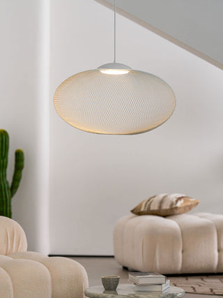 NR Textured Oval Mesh Pendant Light