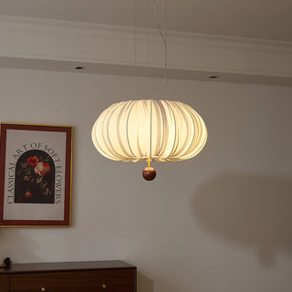 Naifeh Modern White Fabric Pendant Light