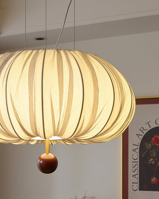 Naifeh Modern White Fabric Pendant Light