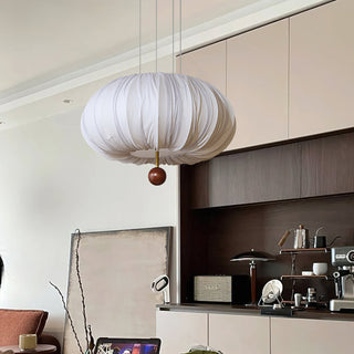 Naifeh Modern White Fabric Pendant Light