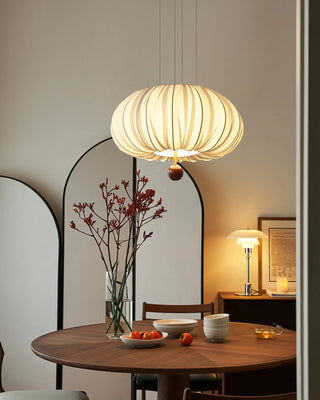 Naifeh Modern White Fabric Pendant Light