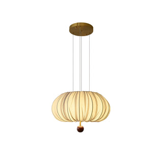 Naifeh Modern White Fabric Pendant Light