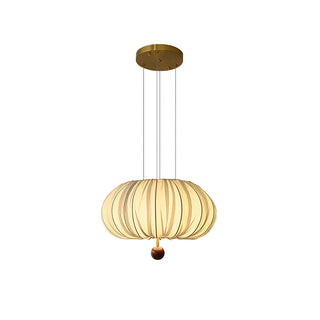 Naifeh Modern White Fabric Pendant Light
