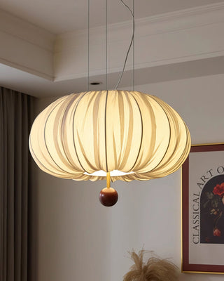 Naifeh Modern White Fabric Pendant Light