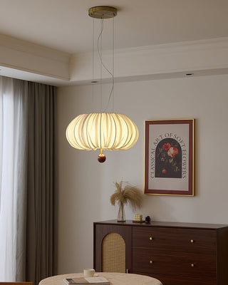 Naifeh Modern White Fabric Pendant Light