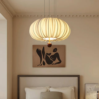 Naifeh Modern White Fabric Pendant Light