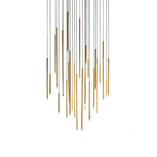 Nano Linear Rod Cluster Pendant Light
