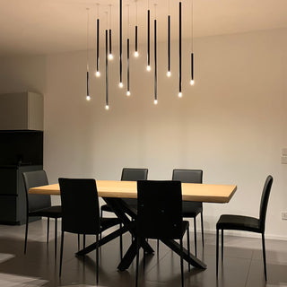 Nano Linear Rod Cluster Pendant Light