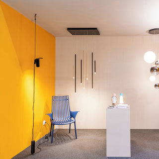 Nano Linear Rod Cluster Pendant Light