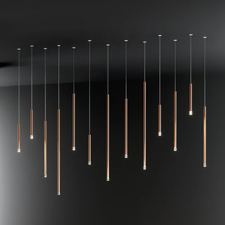 Nano Linear Rod Cluster Pendant Light