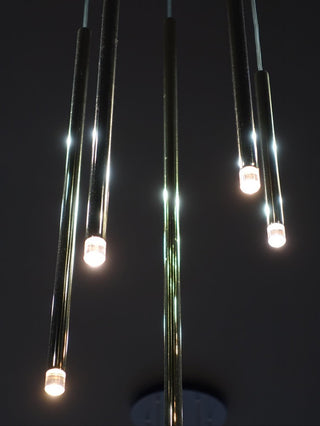 Nano Linear Rod Cluster Pendant Light