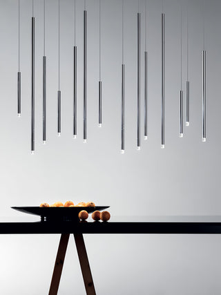 Nano Linear Rod Cluster Pendant Light