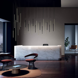 Nano Linear Rod Cluster Pendant Light