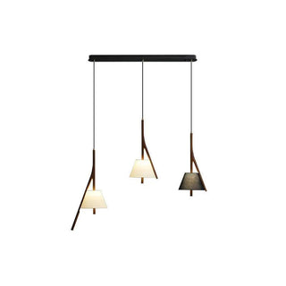 Talon Contemporary Wood Pendant Light