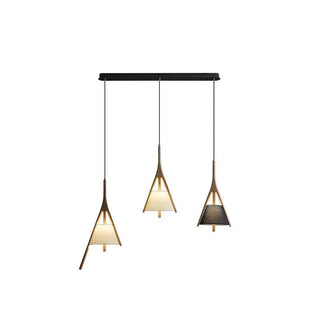 Talon Contemporary Wood Pendant Light