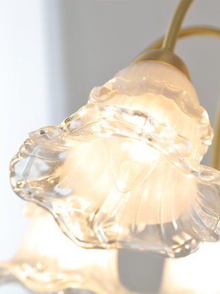 Narcissus Floral Glass Chandelier
