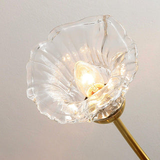 Narcissus Floral Glass Chandelier