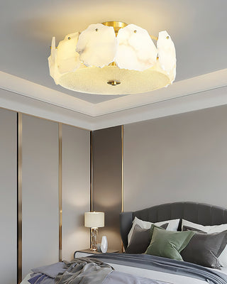 Aura Organic Alabaster Fragment Ceiling Light