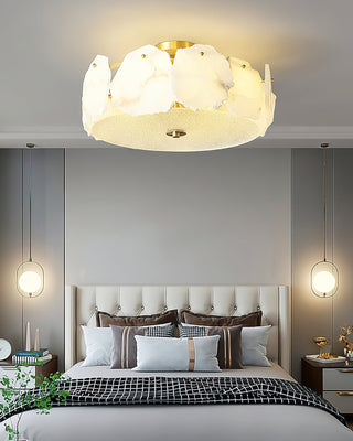 Aura Organic Alabaster Fragment Ceiling Light