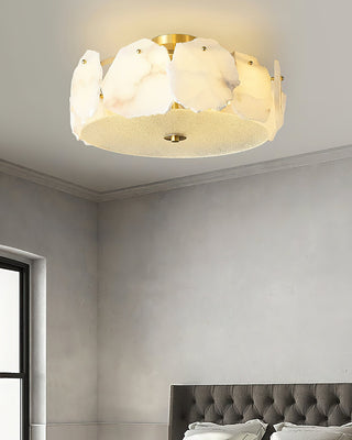Aura Organic Alabaster Fragment Ceiling Light