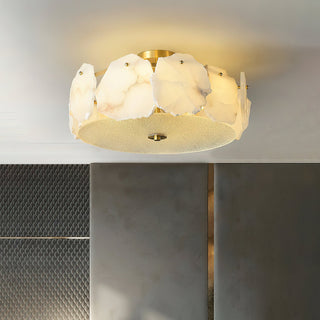Aura Organic Alabaster Fragment Ceiling Light