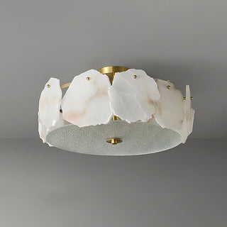 Aura Organic Alabaster Fragment Ceiling Light
