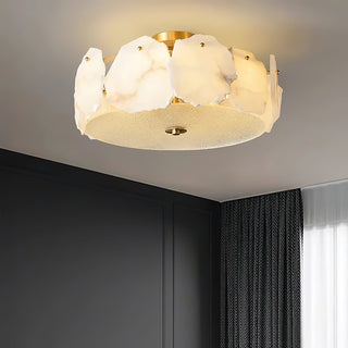 Aura Organic Alabaster Fragment Ceiling Light