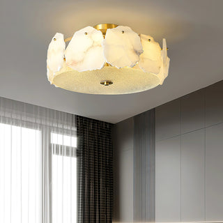 Aura Organic Alabaster Fragment Ceiling Light