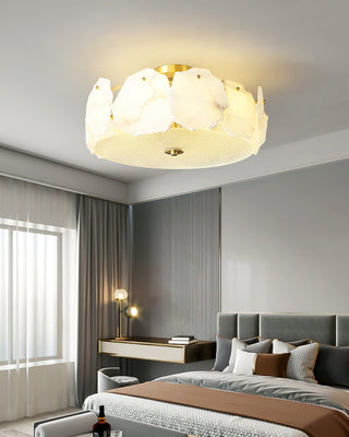 Aura Organic Alabaster Fragment Ceiling Light