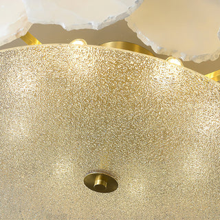 Aura Organic Alabaster Fragment Ceiling Light