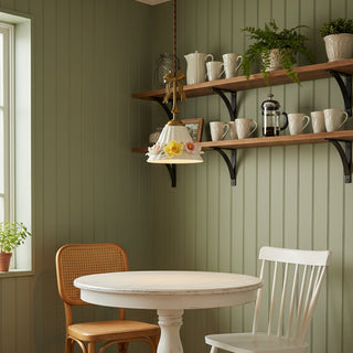 Bella French Country Floral Pendant Light