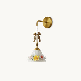 Chloe French Country Floral Wall Sconce