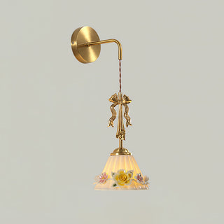 Chloe French Country Floral Wall Sconce