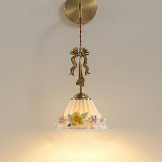 Chloe French Country Floral Wall Sconce