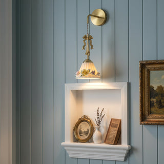 Chloe French Country Floral Wall Sconce